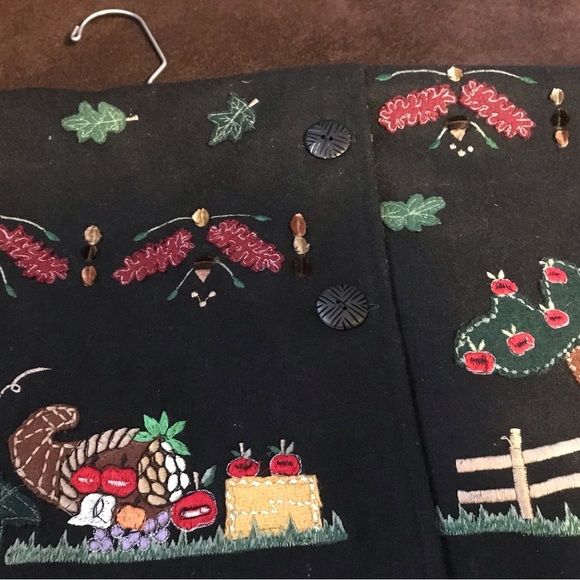 Halloween/Fall Wool Womens Wool Vest - Picture 9 of 9